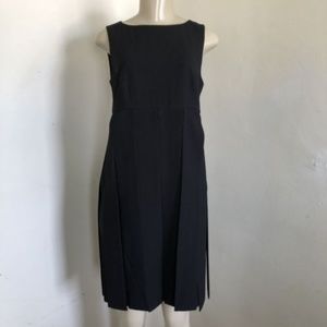 Cabi 4 S Dress Solid Black Flapper Fringe